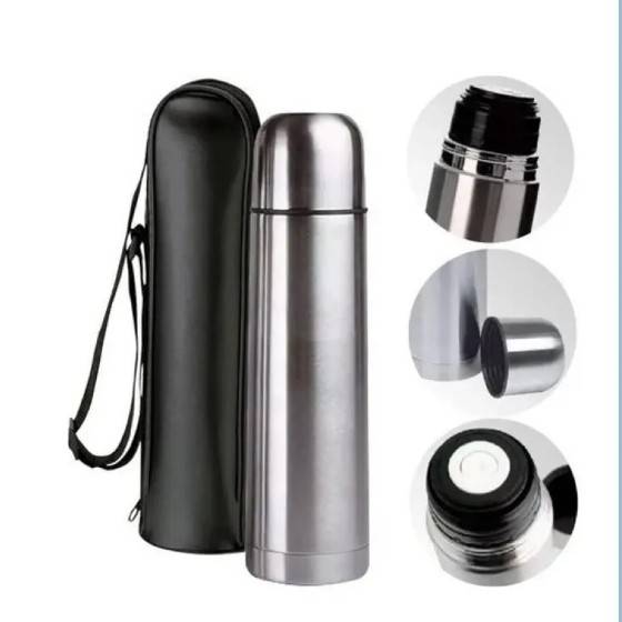Termo Acero Inoxidable Con Estuche X 1Lt Bigstar