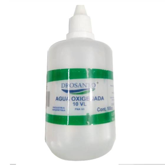 Agua Oxigenada Medicinal 10 Vol 100 Cc