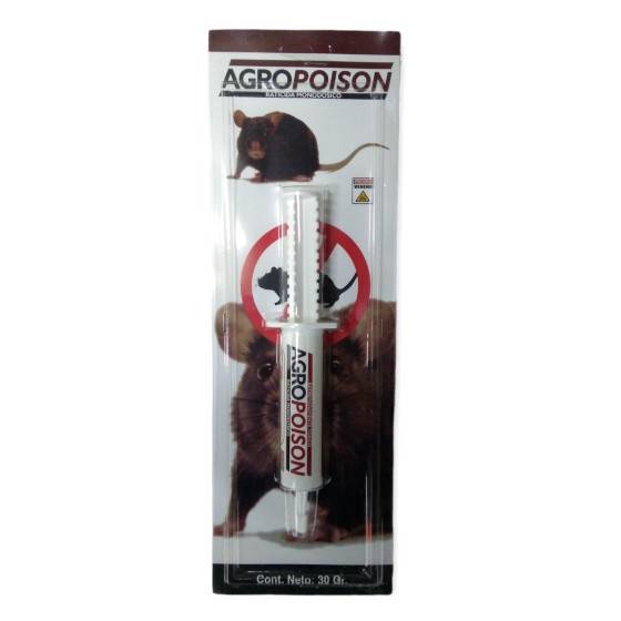 Raticida Jeringa Agropoison 30Gr