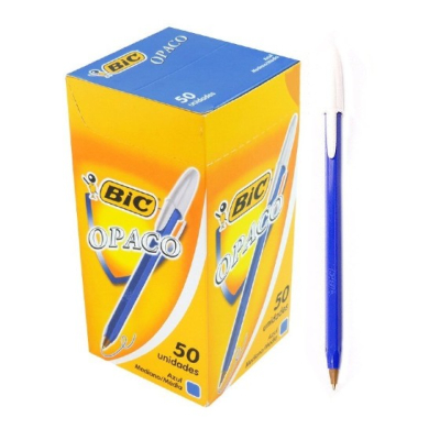 Boligrafo Bic Opaco Azul