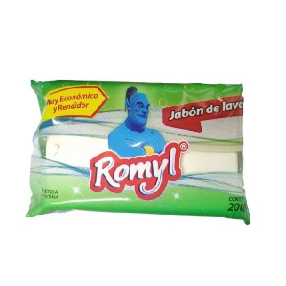 Jabon En Pan Romyl X 200 Grs