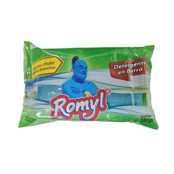 Jabon En Pan Detergente Romyl 180 Grs
