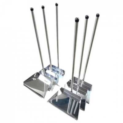 Pala Metalica De Acero Inoxidable Con Cabo