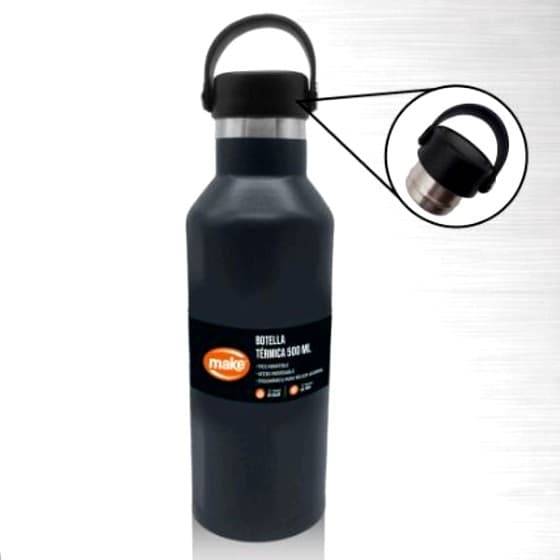 Botella Termica De Acero Inoxidable Make 500 Ml