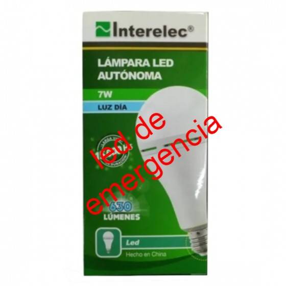 Lampara Interelec Autonoma   7 W