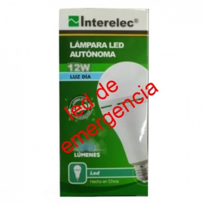 Lampara Interelec Autonoma 12 W