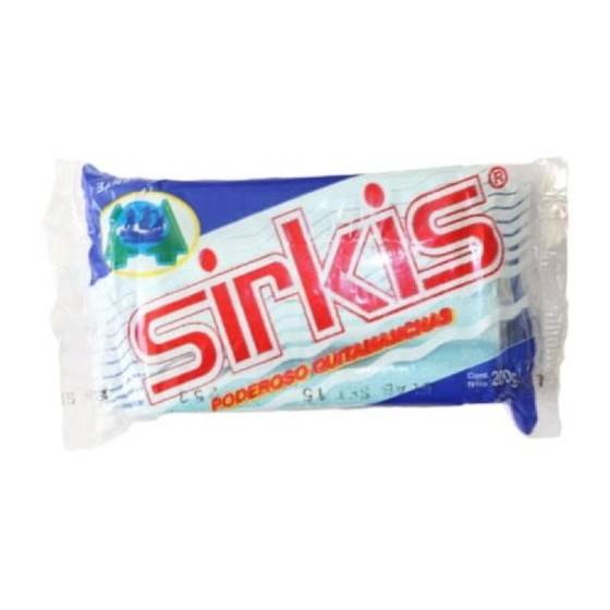 Jabon En Pan Detergente Sirkis 200 Grs