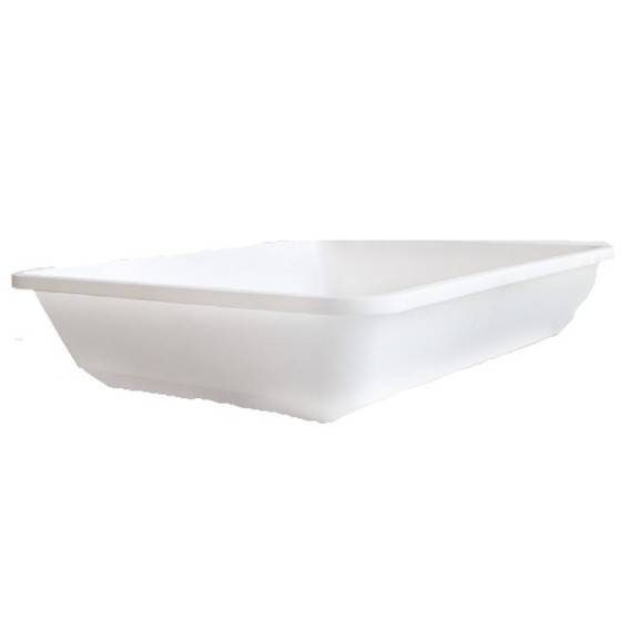 Batea Blanca Grande 52X36X11 Cm