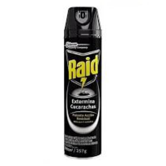 Insecticida Aerosol Raid Cucarachas (Negro)