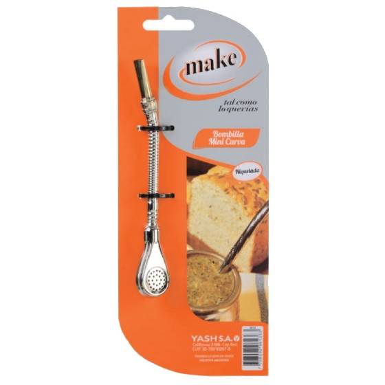 Bombilla Make Mini Curva