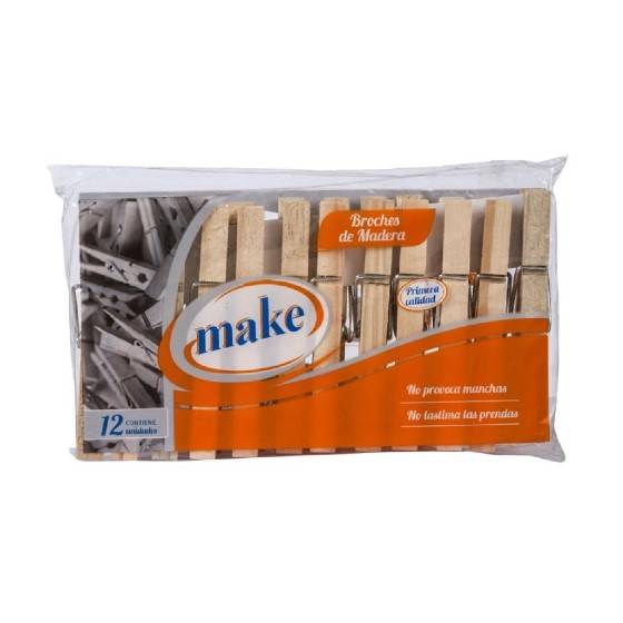 Broche De Madera Make