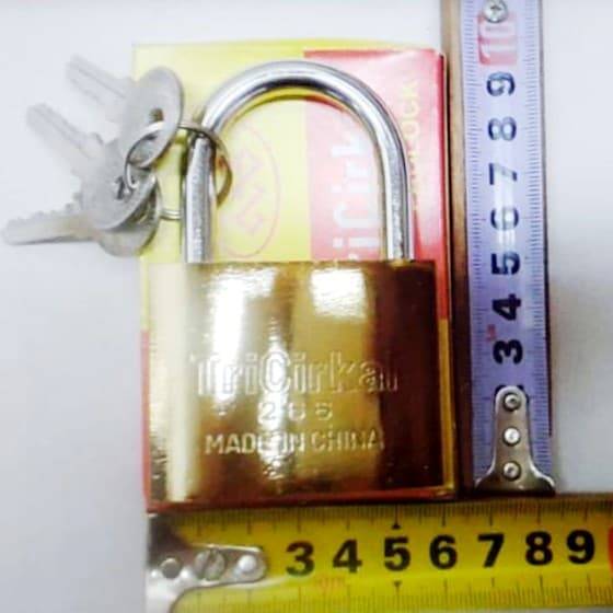 Candado Dorado 63 Mm