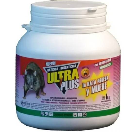 Raticida Cebo Ultra Plus X 1 Kg