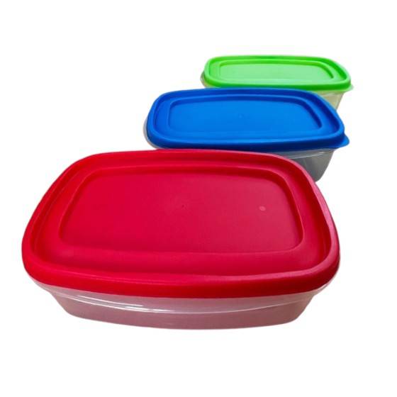 Hermetico Rectangular 2.2 Lts Colores