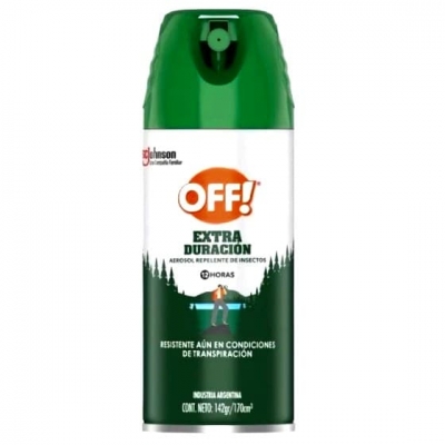 Repelente Aerosol Off Extra Duracion 170 Ml