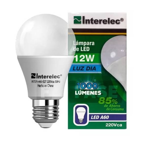 Lampara Interelec Led 12 W