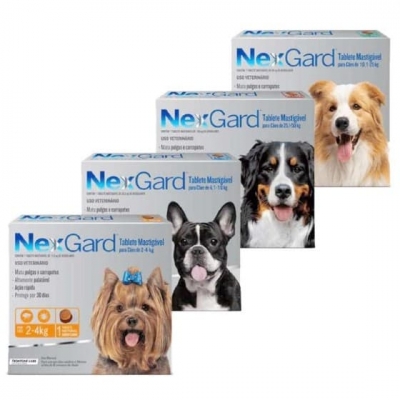 Tableta Masticable Nexgard   4-10 Kg Pulguicida