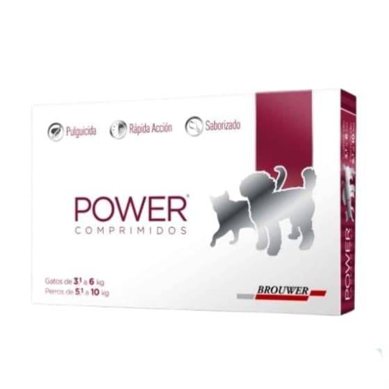 Tableta Masticable Power   5-10 Kg Pulguicida (Perro Y Gato)