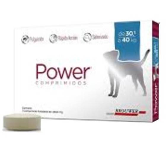 Tableta Masticable Power 30-40 Kg Pulguicida