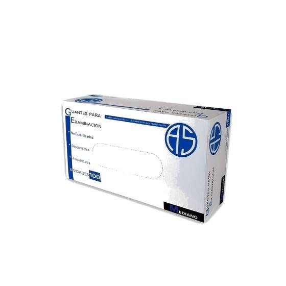 Guante Latex X 100 Un (Mediano)