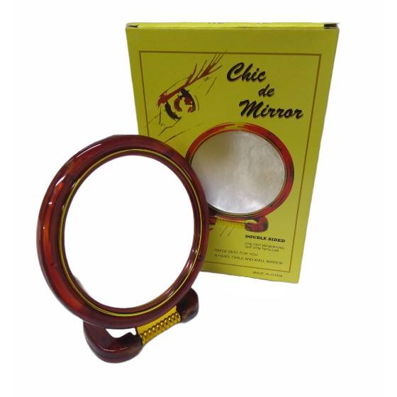 Espejo Doble Faz Redondo 12 Cm