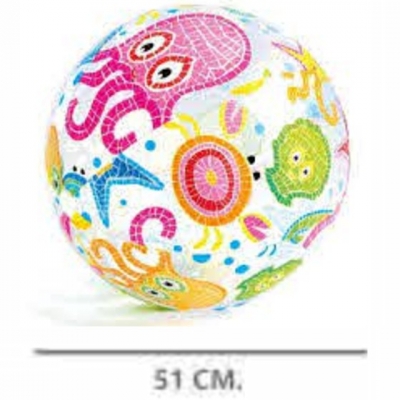 Intex / Pelota Animales Marinos 51 Cm