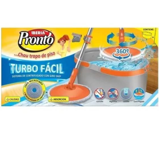 Balde Turbo Facil 360º Set Completo