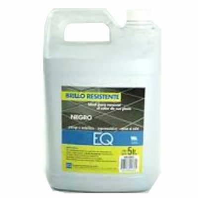 Eq/ Cera Brillo Resistente Negro X 5 Lt