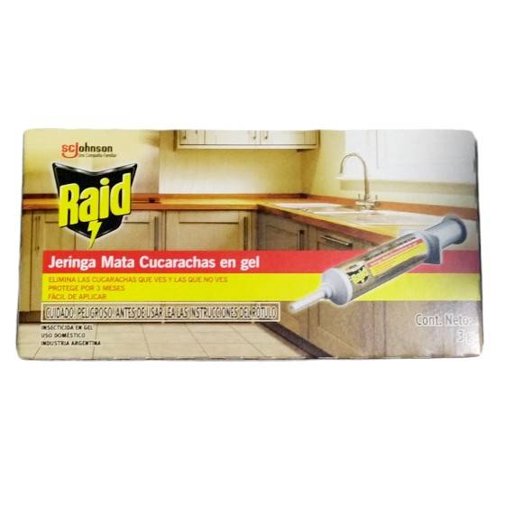 Jeringa Cucarachicida Raid Cocina