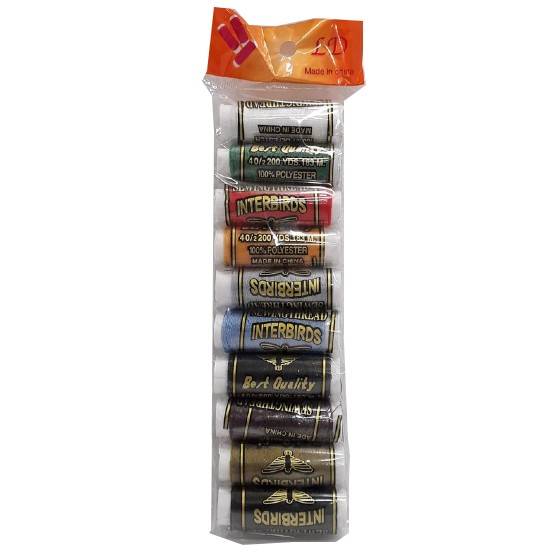 Hilo Costura Color X 10 Un (En Bolsa)