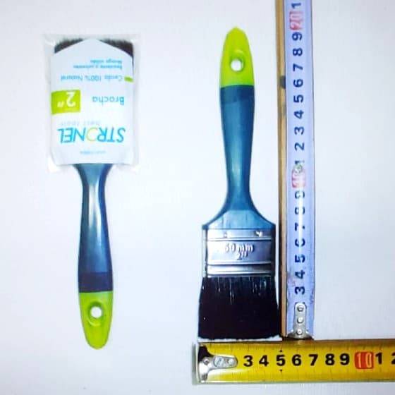 Pincel Pintura Pelo Negro 2 Pulgadas