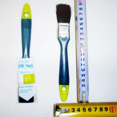 Pincel Pintura Pelo Negro 1 Pulgada 
