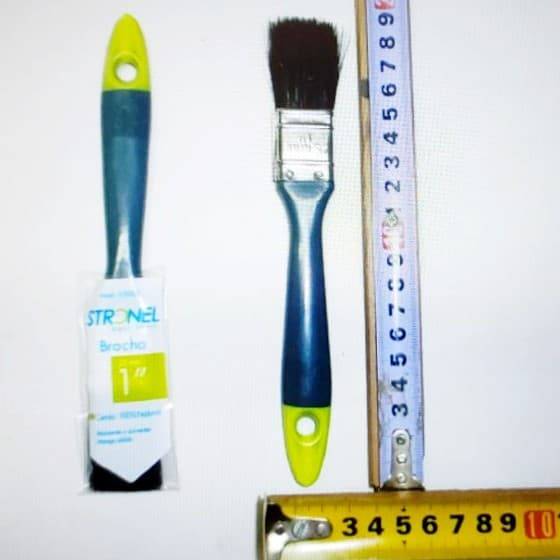 Pincel Pintura Pelo Negro 1 Pulgada
