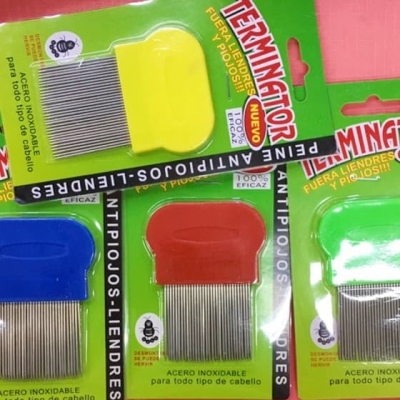 Peine Piojos Acero En Blister