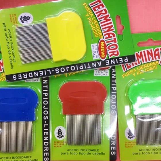 Peine Piojos Acero En Blister