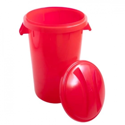 Tacho Deses Plast Con Tapa Red. 22  Lt