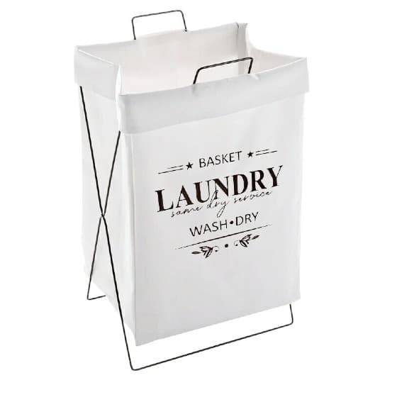 Canasto Ropa - Cesto Tela Con Pie