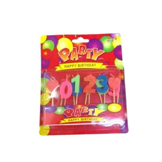 Velitas Numeros Pack X 10 Unidades Del 0 Al 9