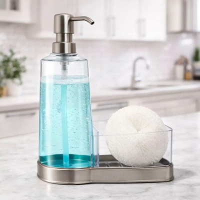 Dispenser Detergente Cocina + Esponja 