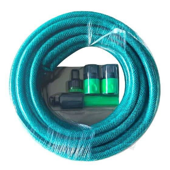 Manguera De Riego 1/2 X 15 Mts Philco Trenzada Con Accesorios