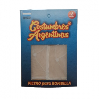 Filtro Para Bombilla X 2 Costumbres Argentinas