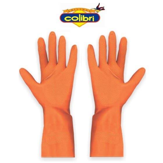 Guante Latex Colibri (Naranja) Chico