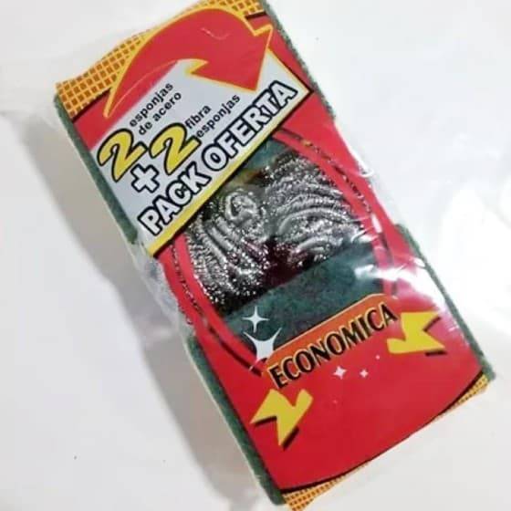 Pack 2+2  Acero/ Fibra