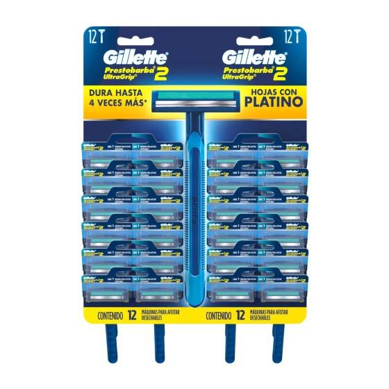 Prestobarba Ultra Grip Platino