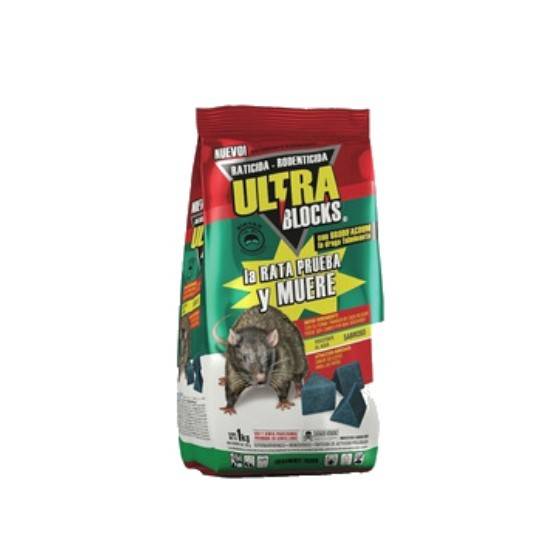 Raticida Bloque Ultra 1Kg