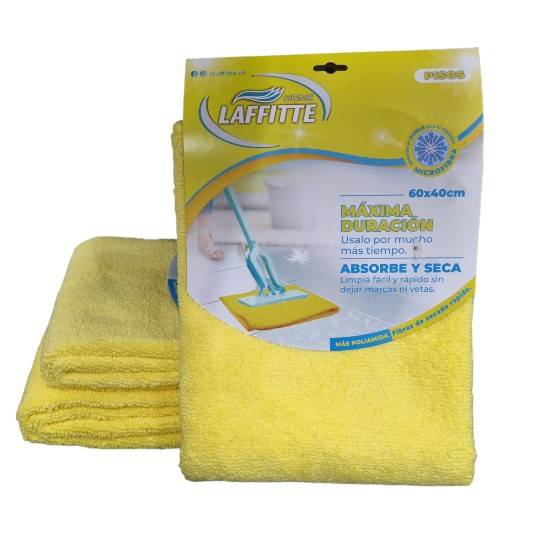 Microfibra Hogar 40 X 60 (Amarilla) Pisos