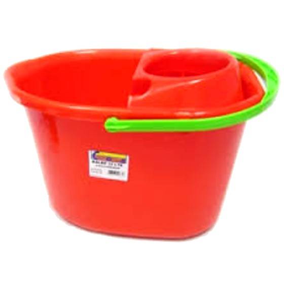 Balde 16 Lt Oval C/ Escurridor Colores